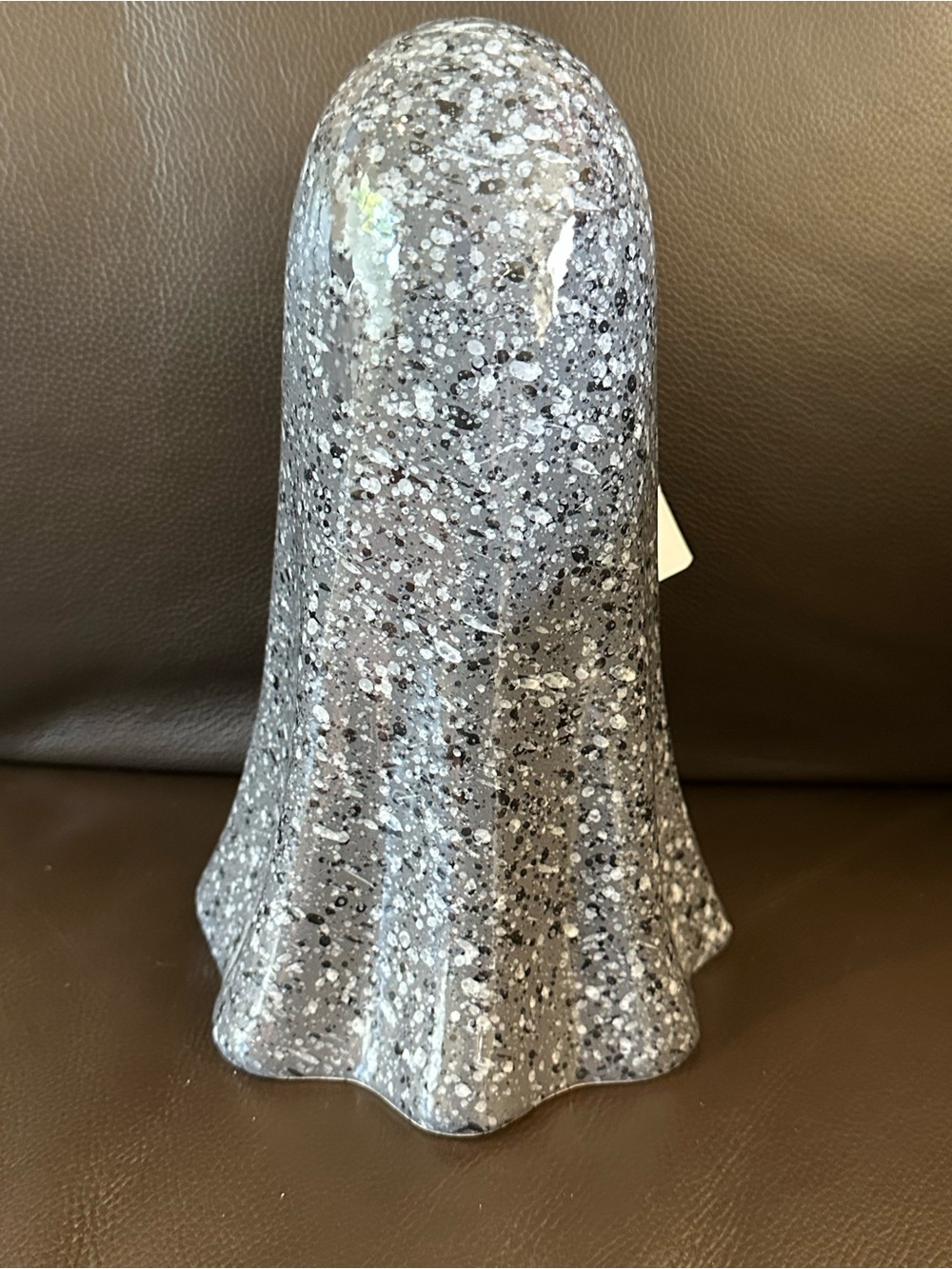 Becky Owens Gray Ceramic Ghost Halloween Decor 9” NWT - Picture 3 of 8